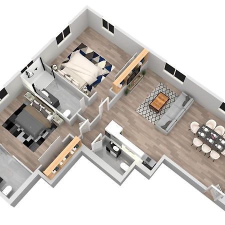 Superbe, T3 Spacieux 78 M2, Neuf, Parking, Balcon Gerde Luaran gambar