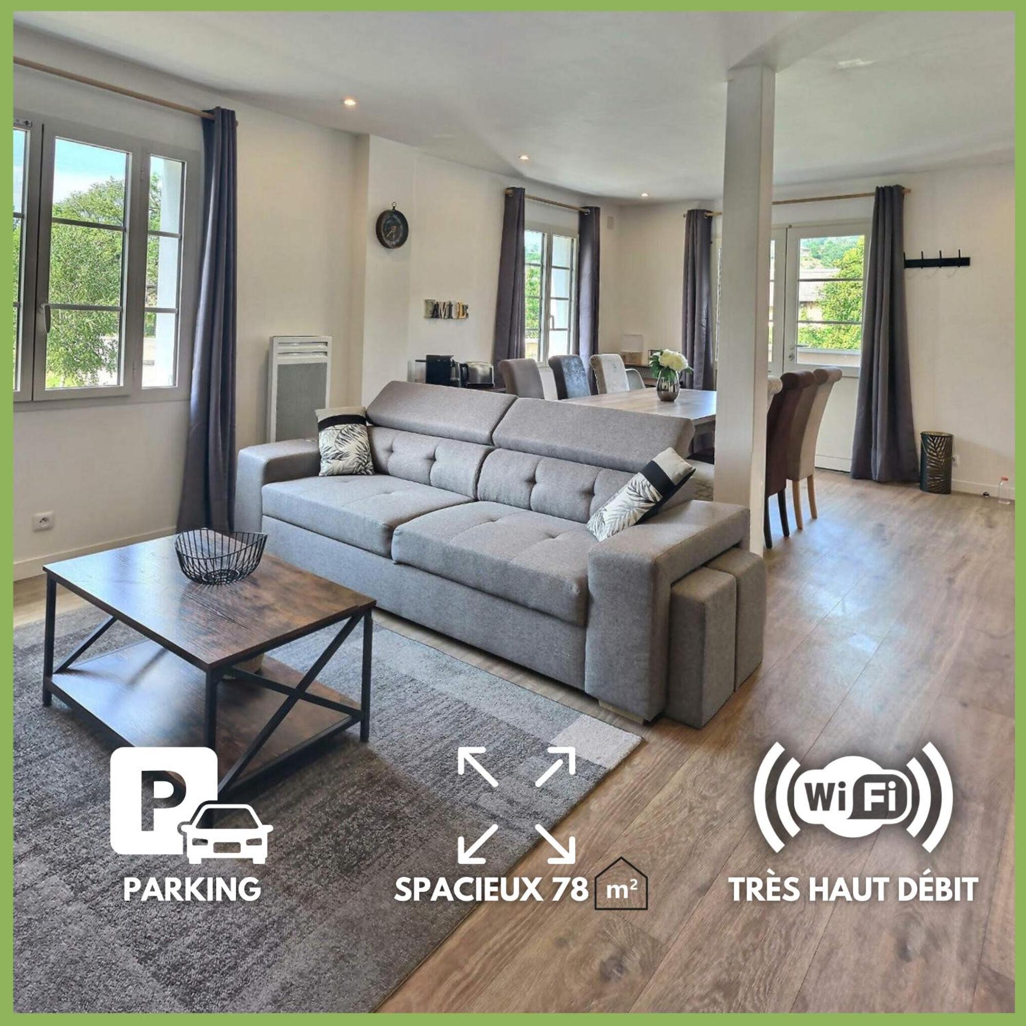 Superbe, T3 Spacieux 78 M2, Neuf, Parking, Balcon Gerde Luaran gambar
